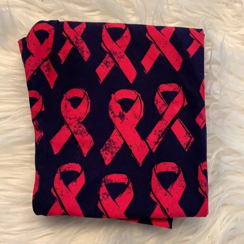 ⭐️ FINAL PRICE ⭐️ New! Lularoe breast cancer awareness leggings Tween